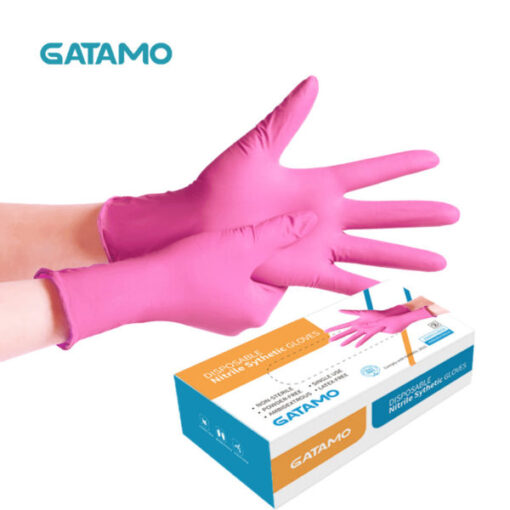 Disposable Nitrile Gloves – Pink