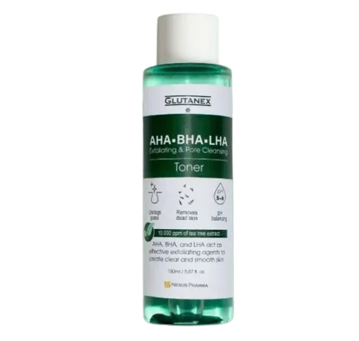 Glutanex AHA-BHA-LHA Toner 150ml (Short Date Use By 01/25)