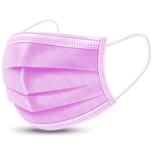 Medical Masks (Pink – 50 Pack)