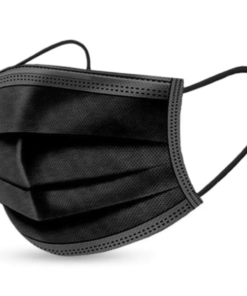 Medical Masks (Black – 50 Pack)